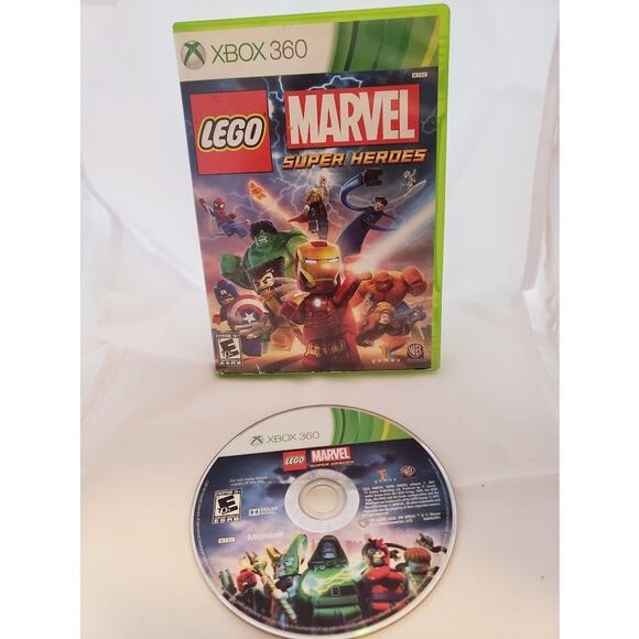 Lego Marvel Super Heroes for XBox 360 E10+ no manual - Picture 1 of 2